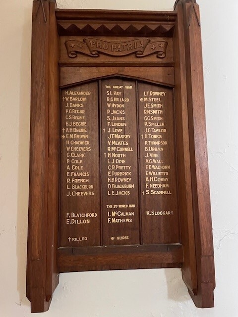 St Catharines Caulfield honourboard
