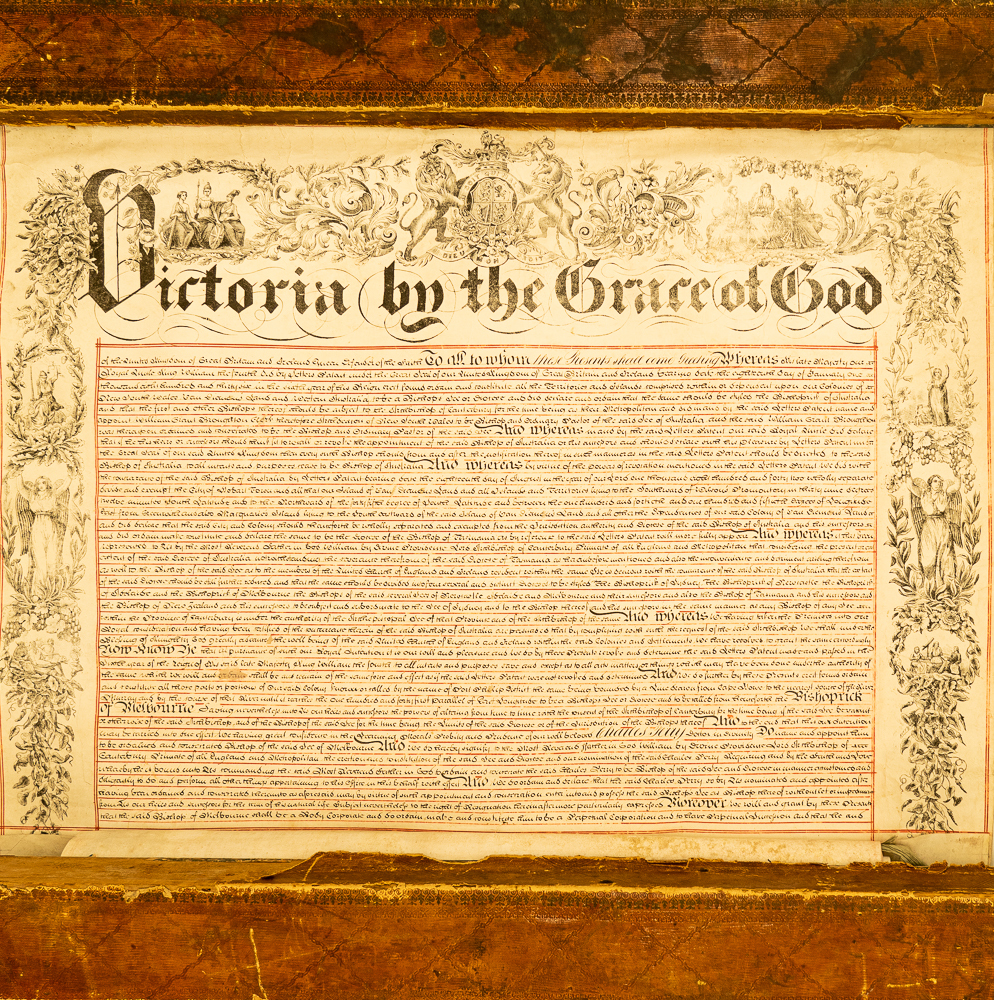 Anglican Church of Australia Victoria History: Letters Patent