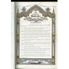 Note of thanks from the Laity of Victoria to the Right Reverend Charles Perry D. D. First Bishop of Melbourne: laitytoperry
